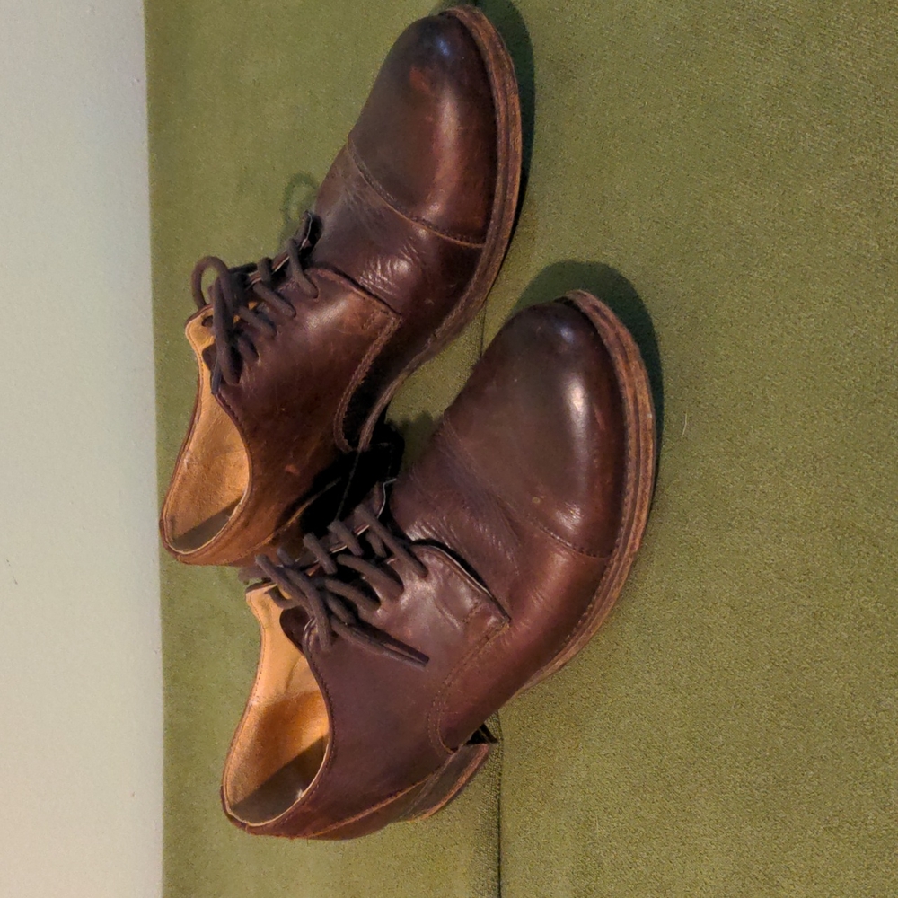 Frye Brown Leather Oxford Shoes size 8.5